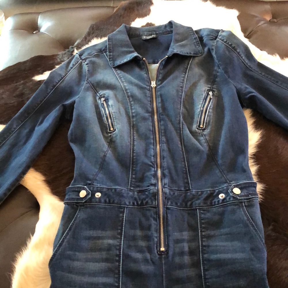 BeBe -Denim Jumpsuit